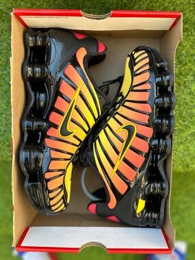 Nike Shox TL Sunrise Orange Yellow Gradient Men's Shoes Brand New Size 9,5